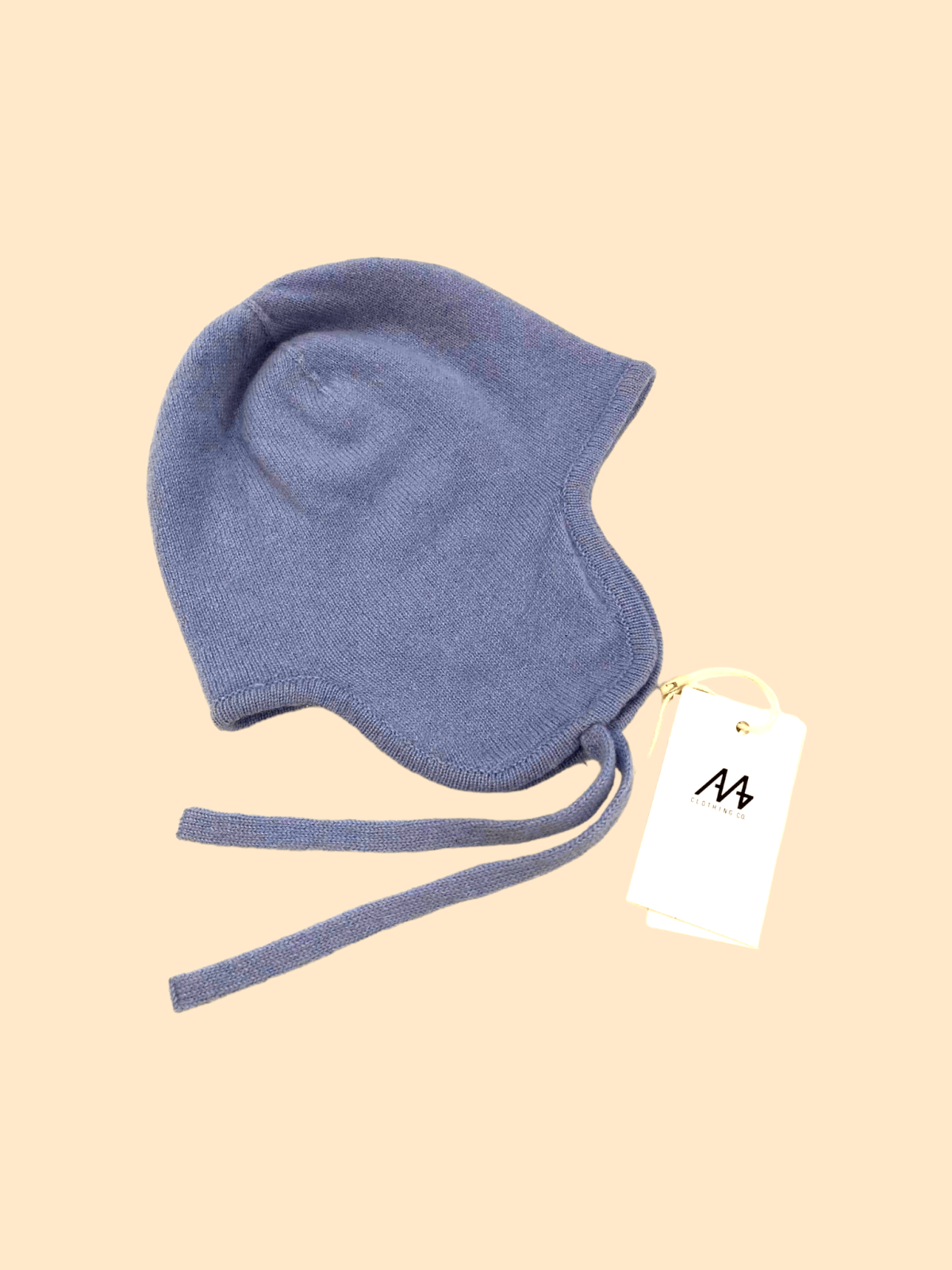 100% Mongolian cashmere hat for kids - front view | Avant Cashmere