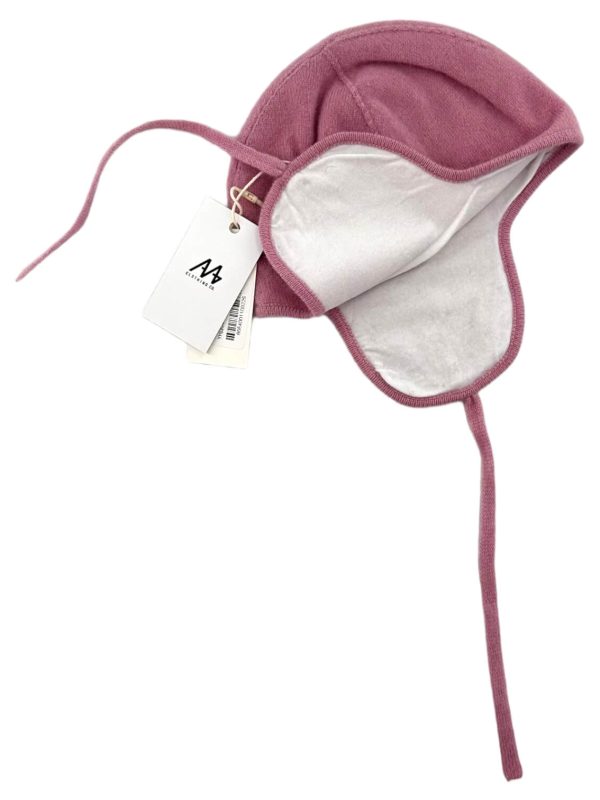 100% Mongolian cashmere hat for kids - side view | Avant Cashmere