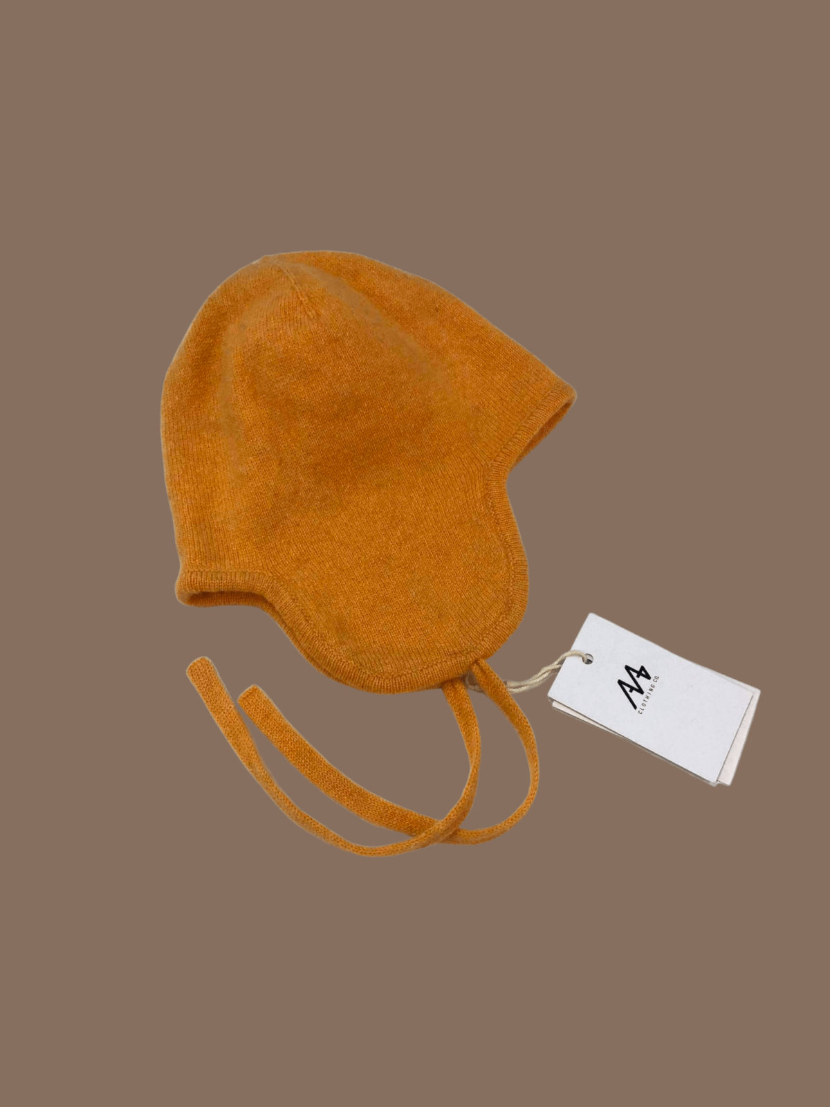 100% Mongolian cashmere hat for kids - back view | Avant Cashmere