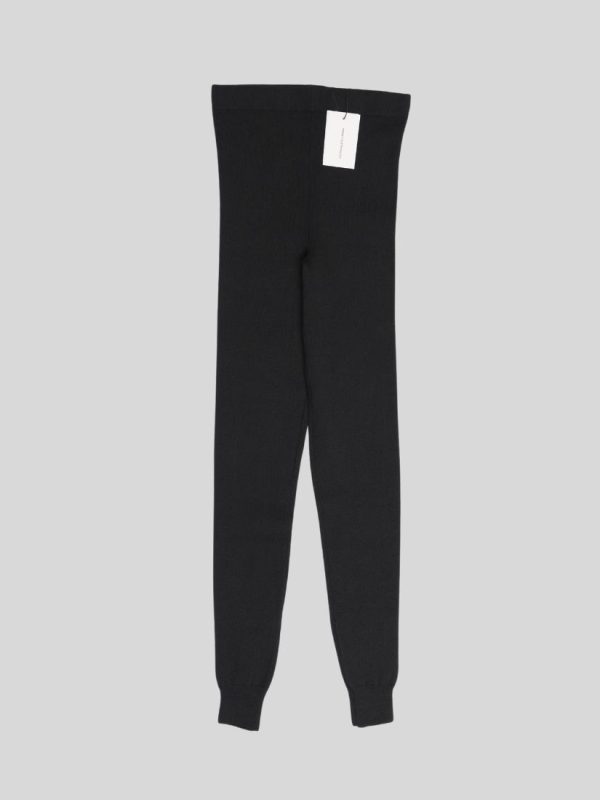 100% Mongolian cashmere leggings for women - detail view | Avant Cashmere