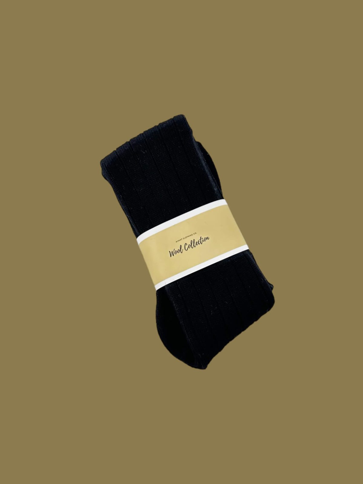 Wool blend socks - side view | Avant Cashmere