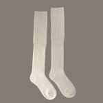 Wool blend socks - back view | Avant Cashmere