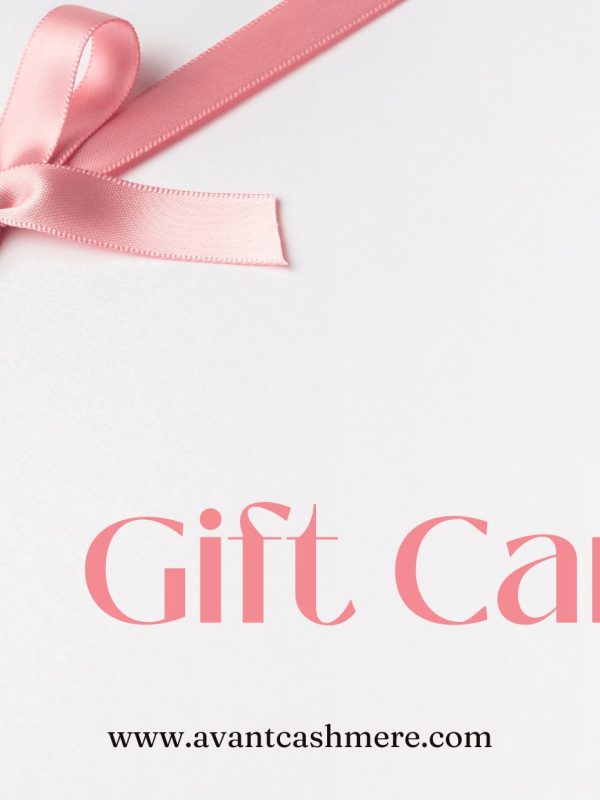 Cashmere blend gift card | Avant Cashmere