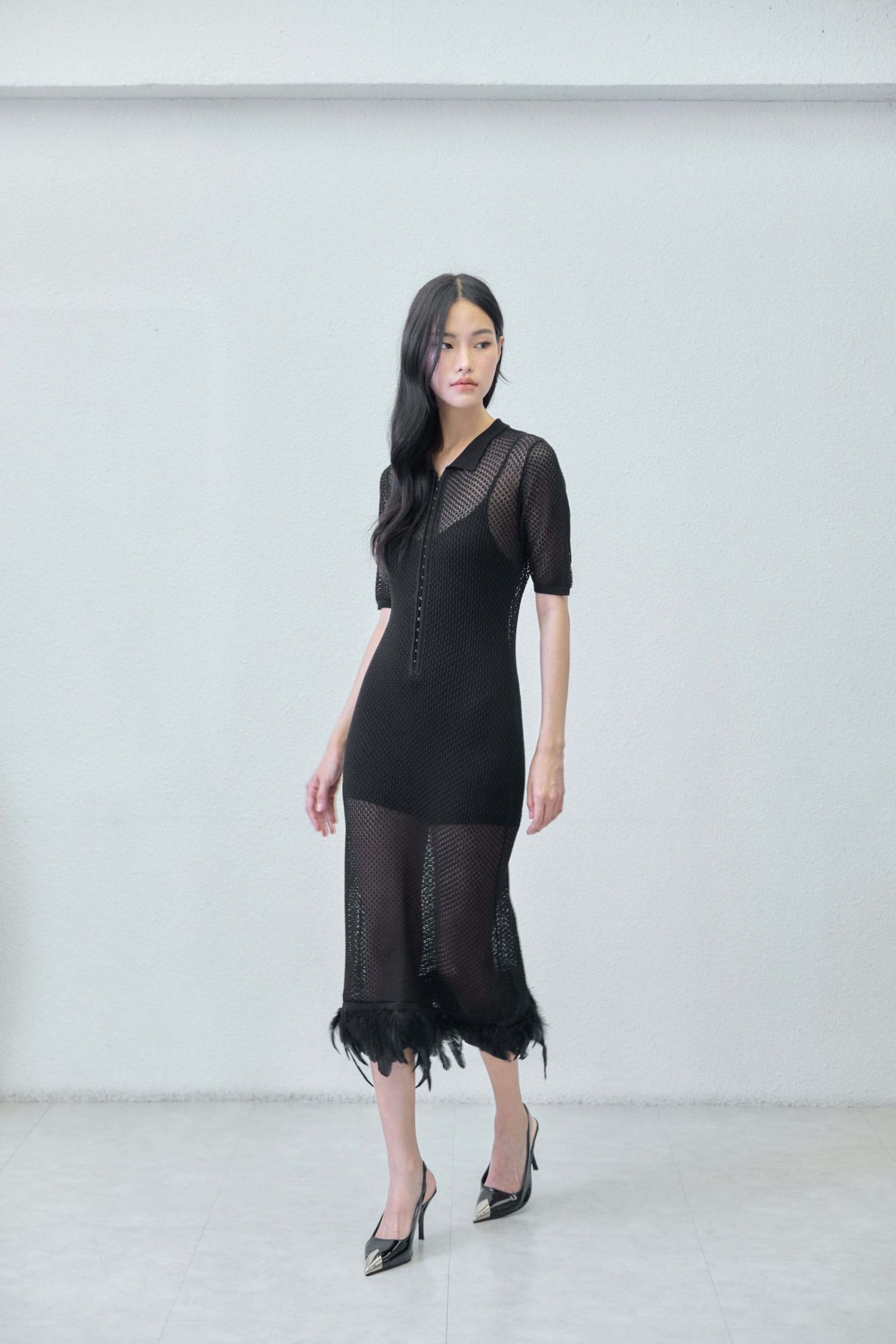 Dress - back view | Avant Cashmere