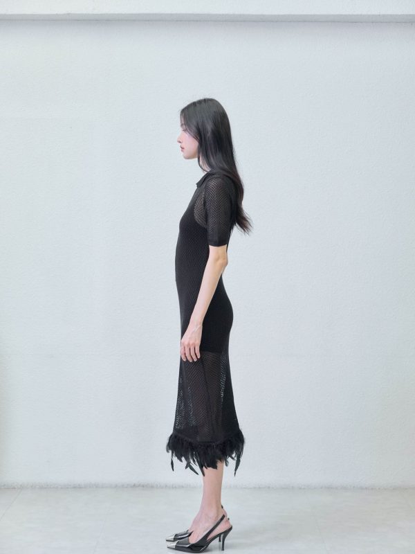 Dress - detail view | Avant Cashmere