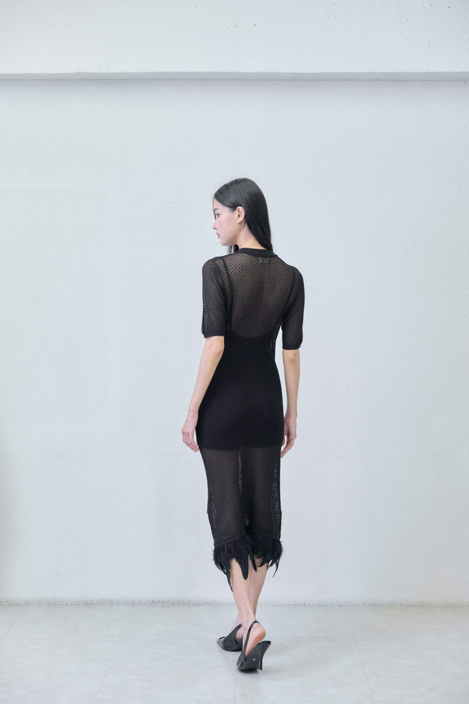 Dress - close-up texture | Avant Cashmere
