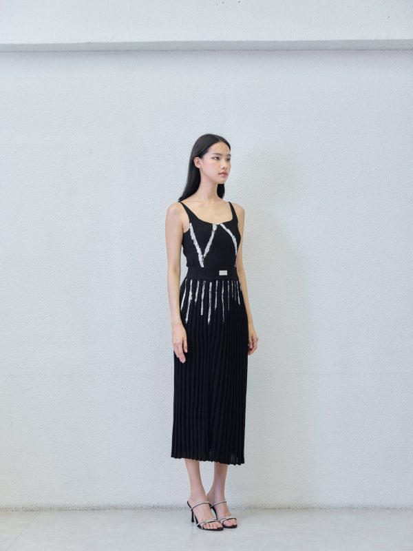 Flared skirt / foil / - lifestyle | Avant Cashmere