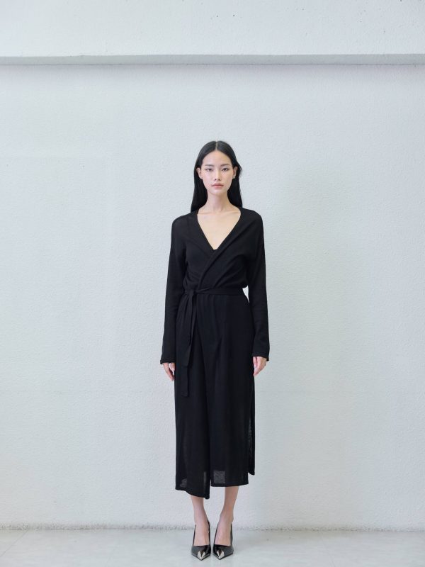 Long cardigan - front view | Avant Cashmere