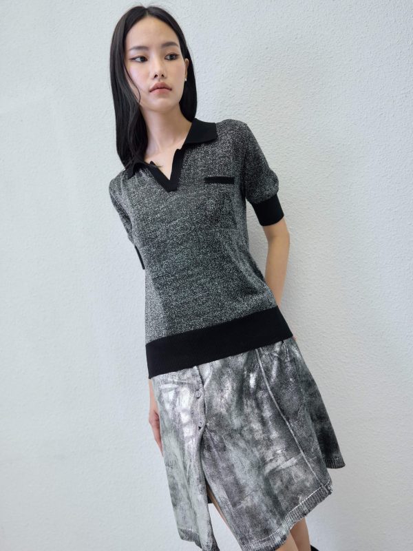 T-shirt - back view | Avant Cashmere