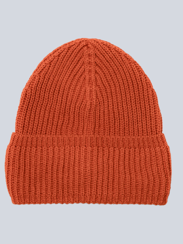 Striped wool blend hat for women - lifestyle | Avant Cashmere