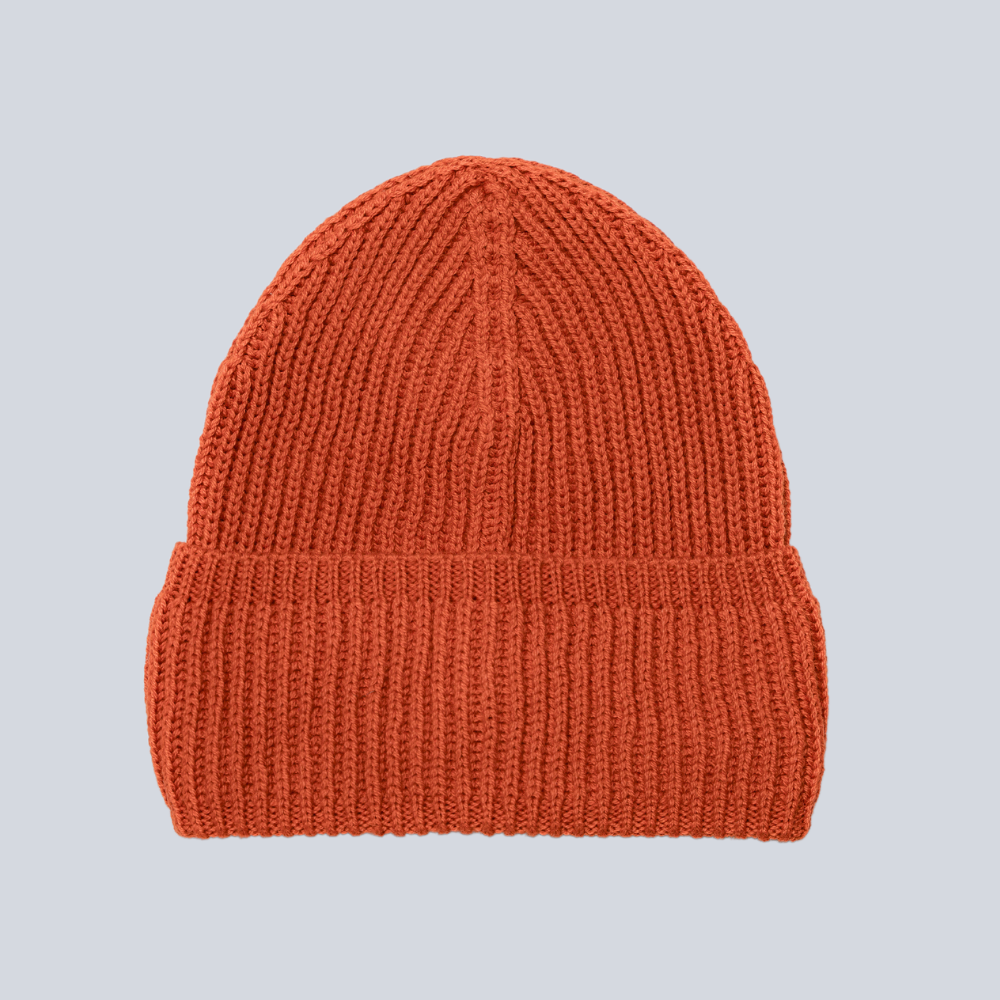 Striped wool blend hat for women - lifestyle | Avant Cashmere