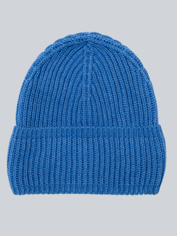 Striped wool blend hat for women - close-up texture | Avant Cashmere