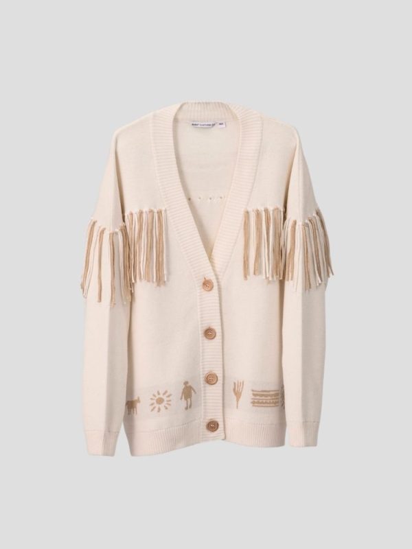 Aztec pattern wool blend for women - styled look | Avant Cashmere