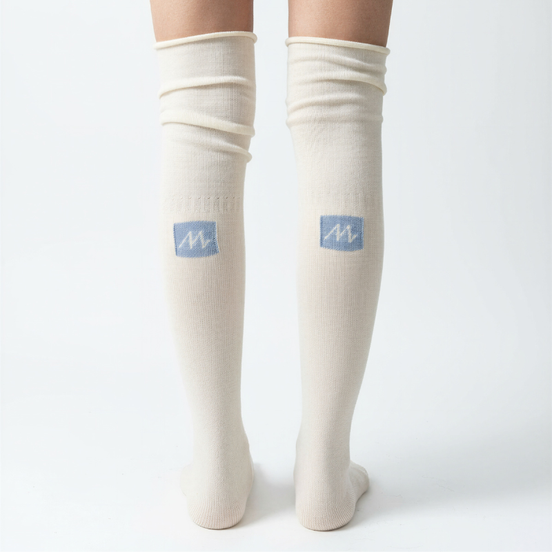 Wool blend socks for women - close-up texture | Avant Cashmere