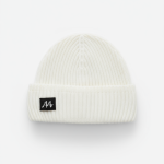 Wool blend hat for women - back view | Avant Cashmere