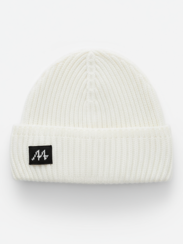 Wool blend hat for women - back view | Avant Cashmere