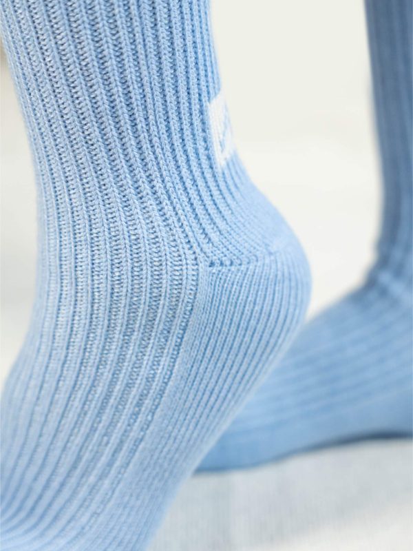 Wool blend socks for women - detail view | Avant Cashmere