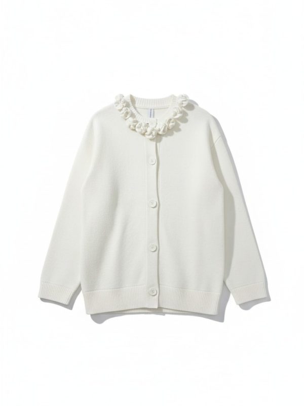3D Floral Knit Cardigan / 3D цэцэгтэй кардиган - Image 3