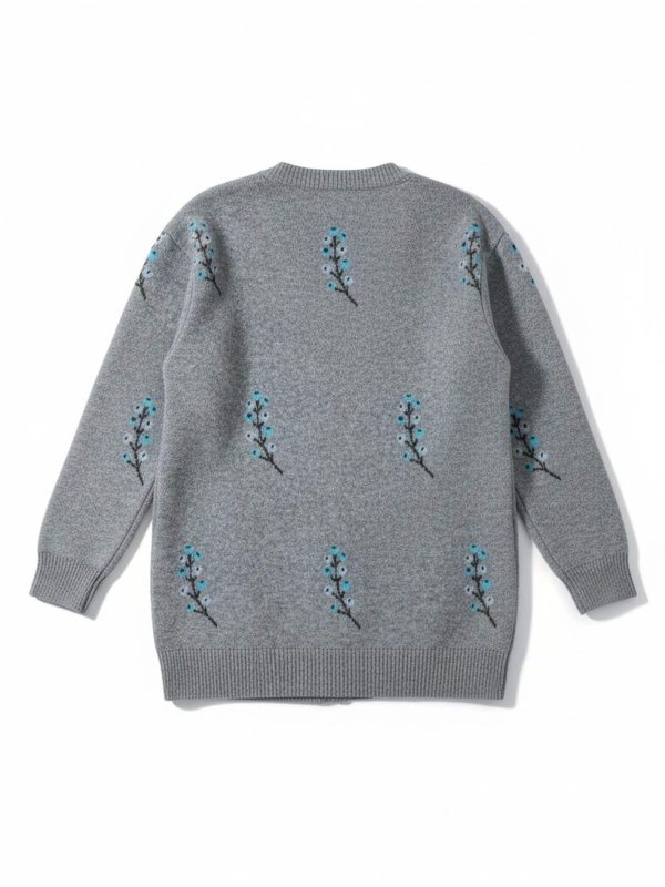 Blueberry Jacquard Wool Cardigan / Жимсгэнэ жакард кардиган - Image 6